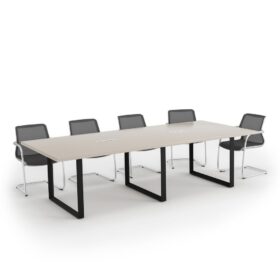 DIAMOND Boardroom Meeting Table Sand Beige - OfficeMaster Office Furniture in Dubai