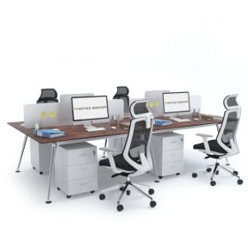 ELEGANTE Workstation Cluster of 4 Face-to-Face