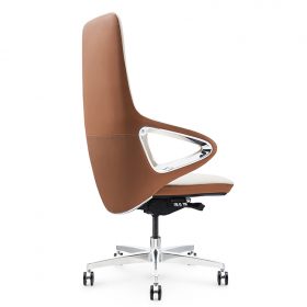 ELON High Back Leather Chair