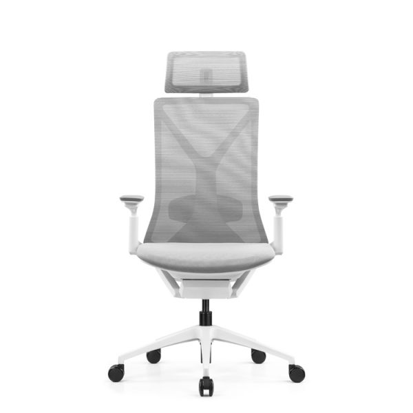 YARK White Frame Mesh Ergonomic Chair