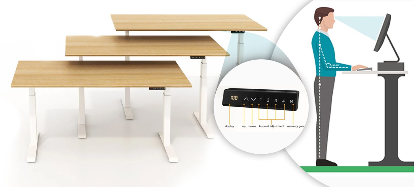 Height adjustable Desk - Officemaster Dubai