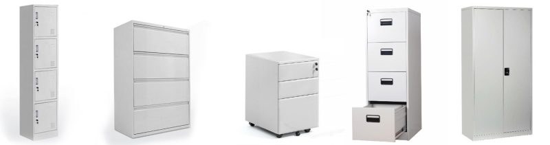 metallic Office Storage Cabinets - Office Cabinets - OfficeMaster Dubai