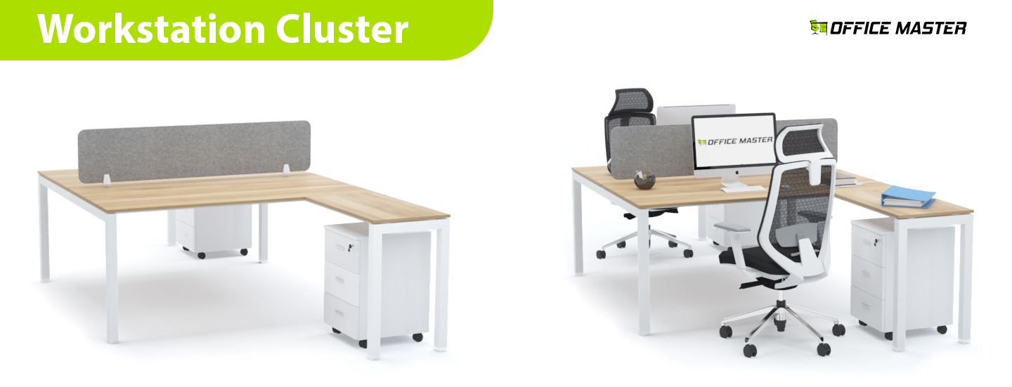 L-shaped desks | corner desks | corner work stations - Office furniture| OfficeMasters Dubai