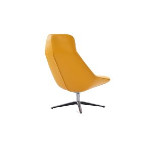 Pavlos One Seater Leather Chair Yellow