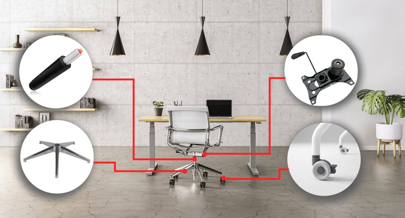 Ergonomic Office Chair Mobility and 360 Swivel Functionality - OfficeMaster Dubai