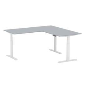 ERGOMAX L Shape Electric Height Adjustable Desk