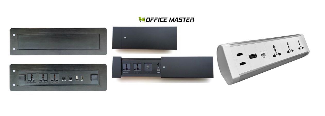 Dubai Hidden Slide Cover Desktop Socket Boxes