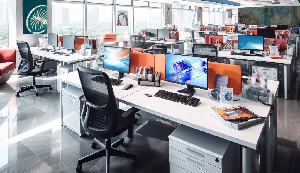 Modern Office Workstation for Increasing Workspace Capacity- OfficeMaster.ae Dubai