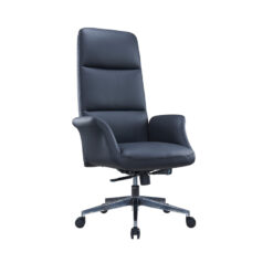 Alternative view of VERONA – HIGH BACK Black PU LEATHER CHAIR