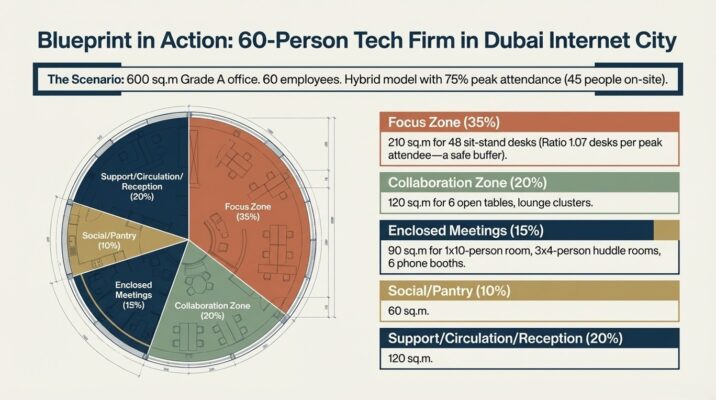 How to Plan an Open Plan Office in Dubai — Workstation Layout