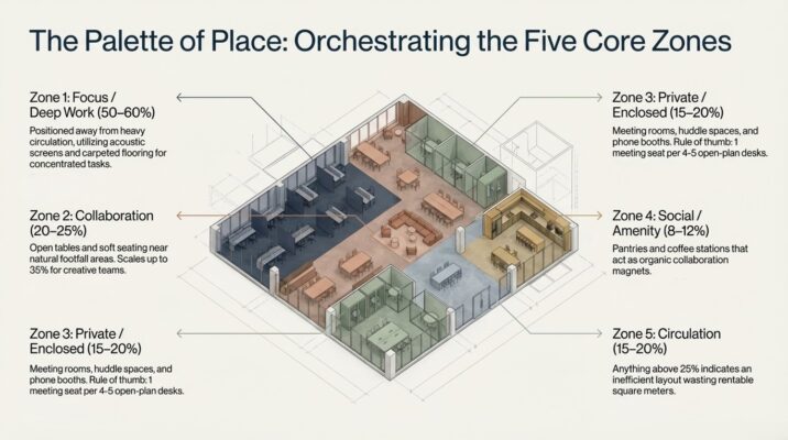 How to Plan an Open Plan Office in Dubai — Workstation Layout