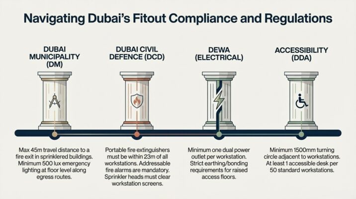How to Plan an Open Plan Office in Dubai — Workstation Layout