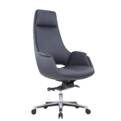Alternative view of LISSANDRA High Back Black Leather Chair