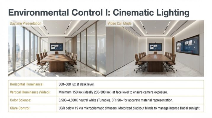 Meeting Room Setup Guide Dubai — Table, Chairs & AV