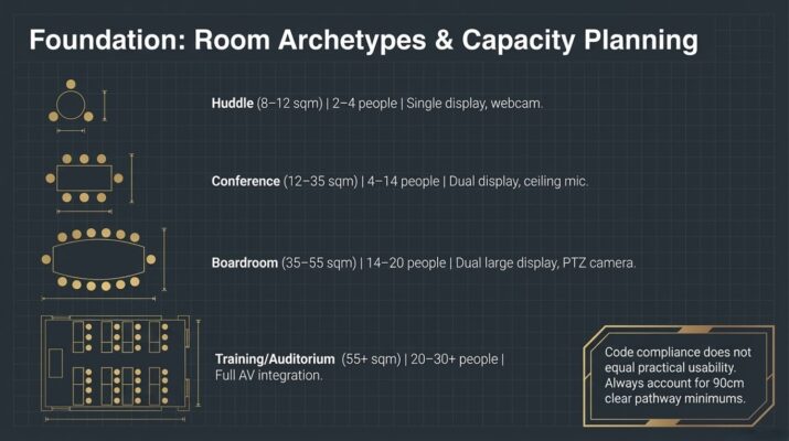 Meeting Room Setup Guide Dubai — Table, Chairs & AV Tech decoration