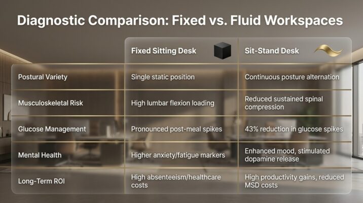 Sit-Stand Desk Benefits Dubai — Science Guide