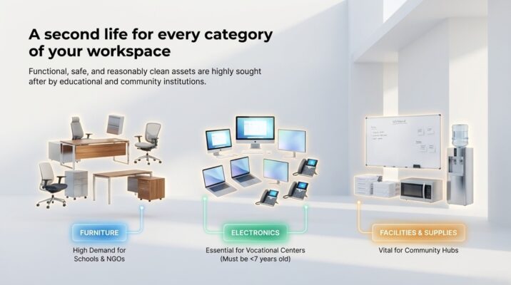 Where to Donate Office Equipment