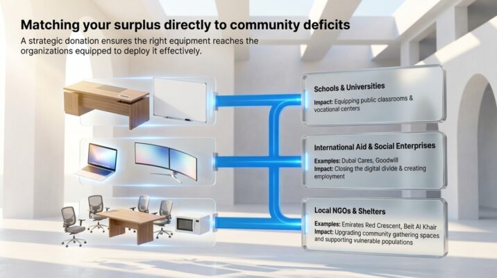 Where to Donate Office Equipment