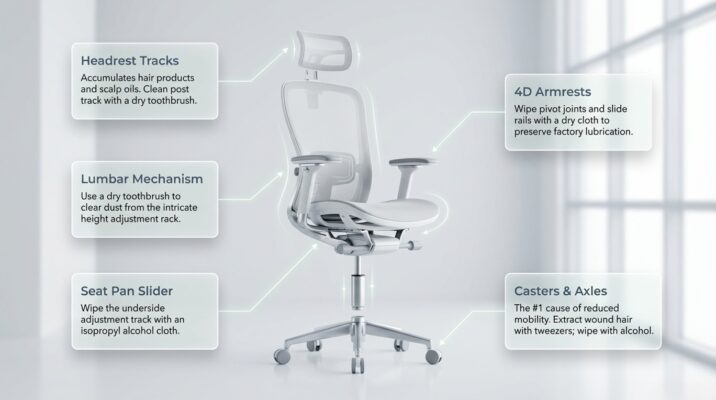 how to clean office chair
