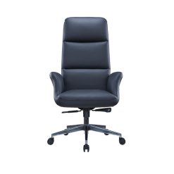 VERONA – HIGH BACK Black PU LEATHER CHAIR