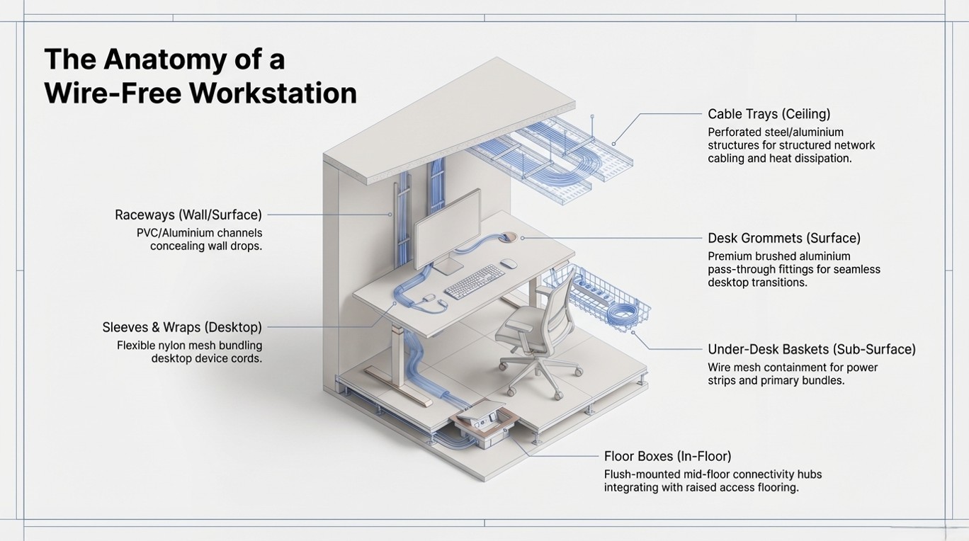 Cable Management in Offices Dubai | Wire-Free Workspace Guide