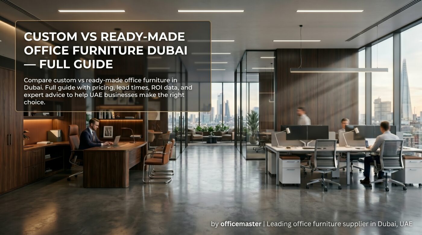 Custom vs Ready-Made Office Furniture Dubai