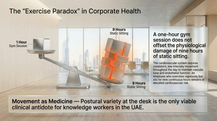 Standing Desk vs Sitting Health Evidence for Dubai Offices