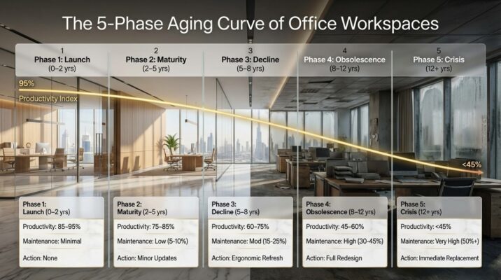 THE AGING CURVE OF OFFICE WORKSPACES
