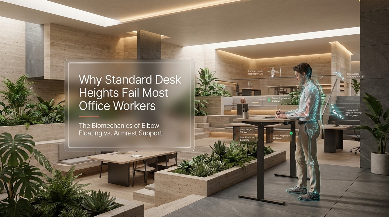 The Ergonomics of Elbow Floating vs Armrest Support - Office Furniture Dubai
