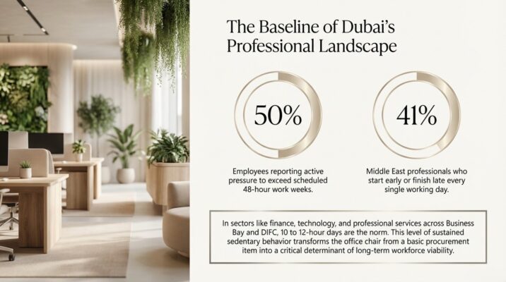Why Lumbar Support Is Non-Negotiable in Dubai's 10-Hour Work Culture