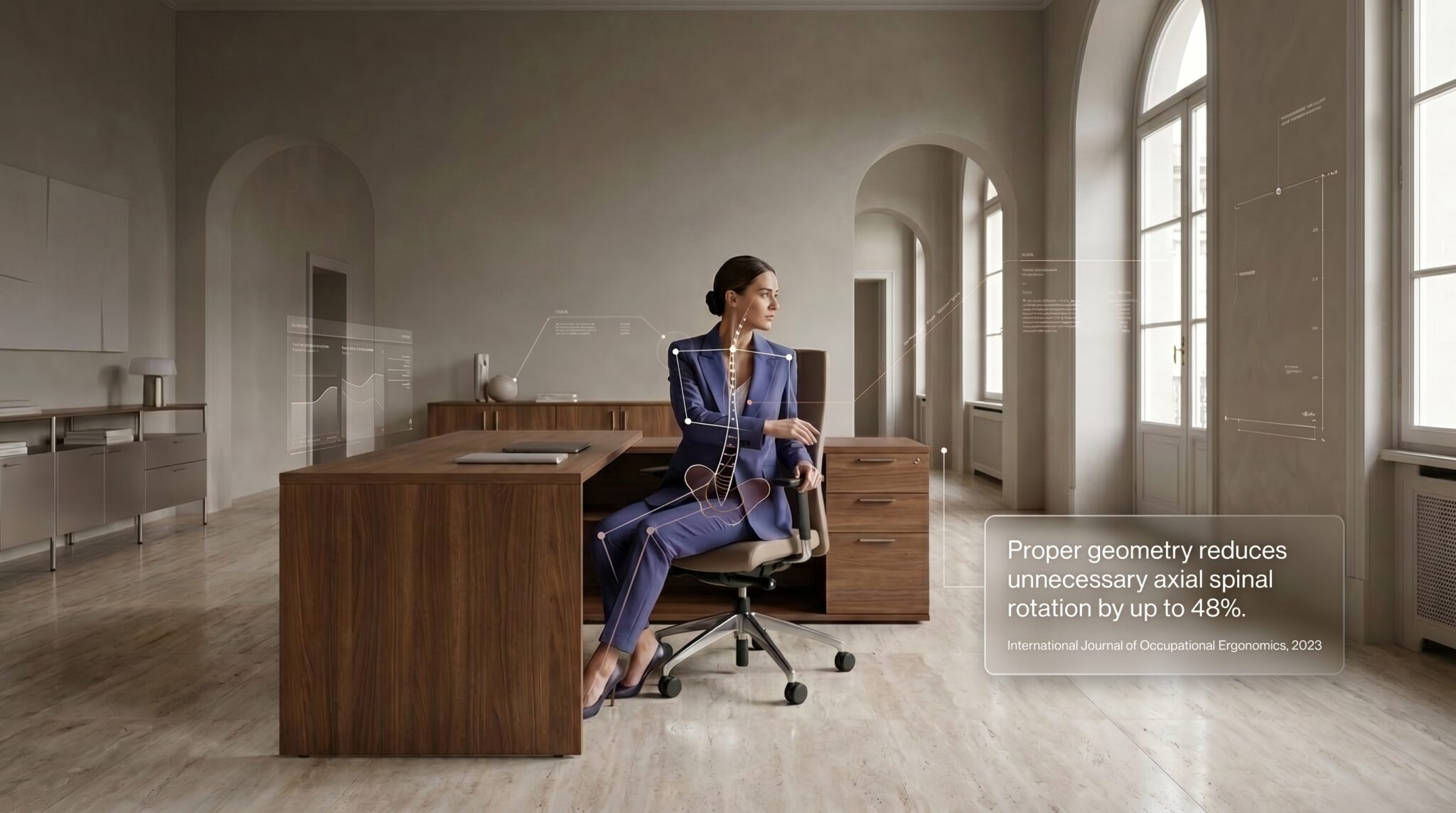 L-Shaped Desks & Body Rotation: Ergonomic Guide | OfficeMaster