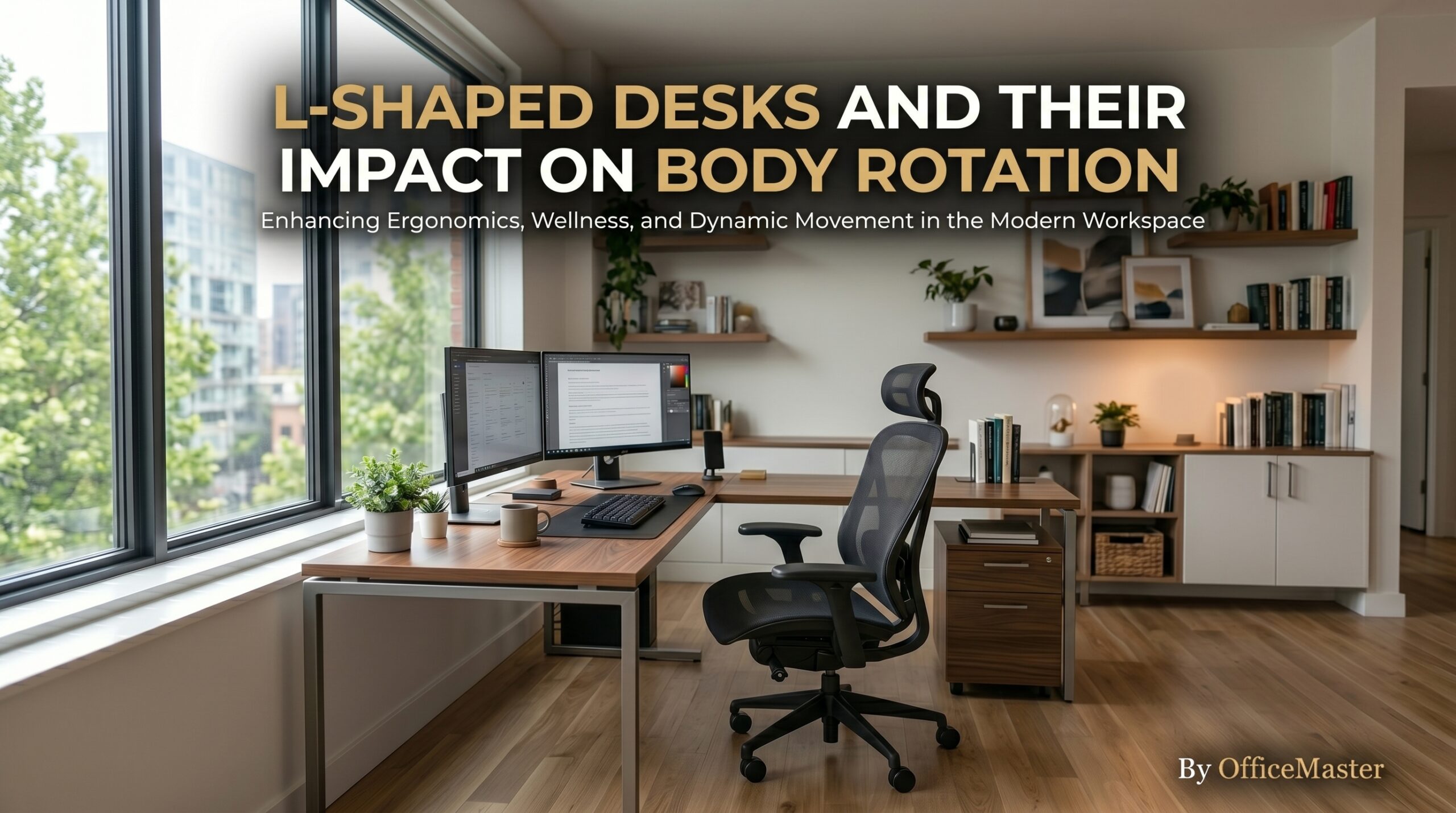L-Shaped Desks & Body Rotation: Ergonomic Guide | OfficeMaster