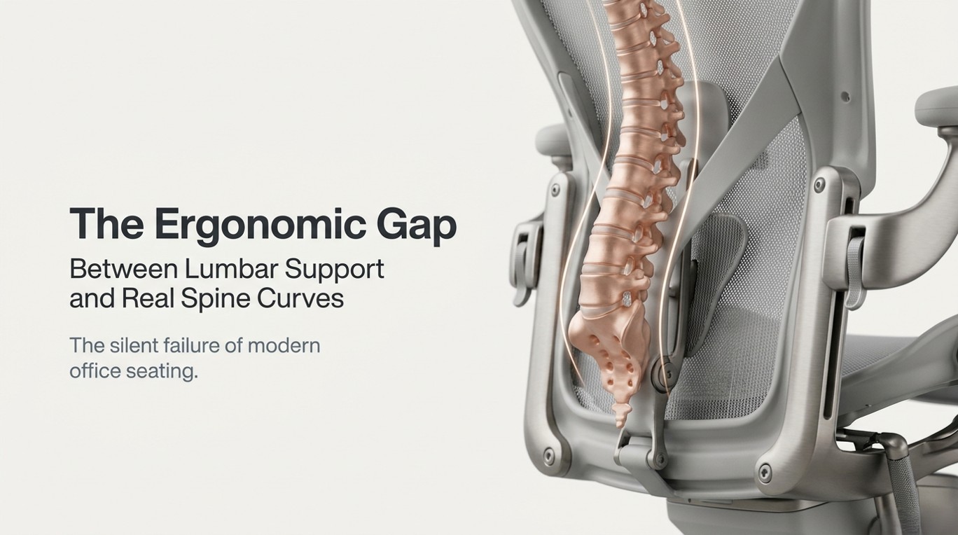 The Ergonomic Gap Between Lumbar Support and Real Spine Curves