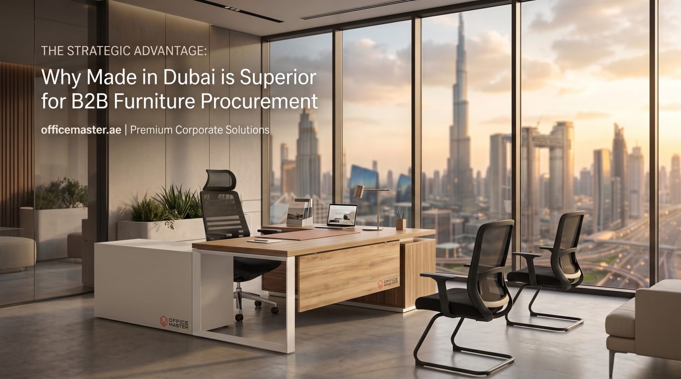 Why Made in Dubai is a Strategic Advantage for B2B Furniture Procurement